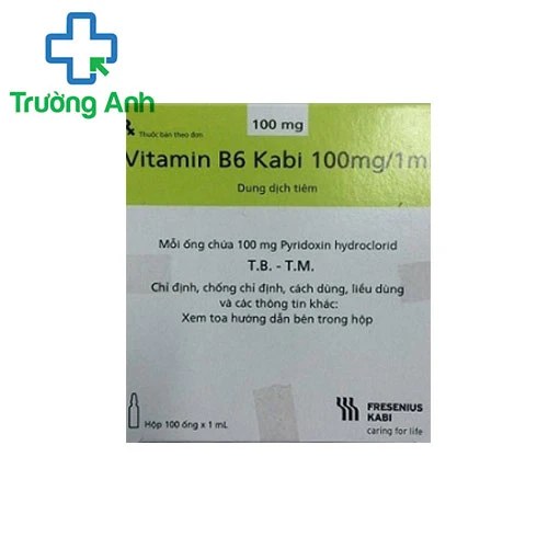 VITAMIN B6 KABI 100MG/1ML - Giúp bổ sung vitamin và khoáng chất