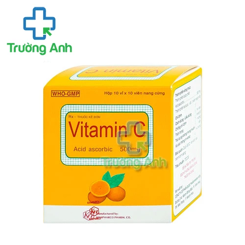 Vitamin C 500mg Khapharco - Phòng và điều trị bệnh Scorbut