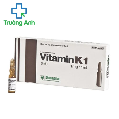 Vitamin K1 1mg/ml Danapha - Điều trị xuất huyết não hiệu quả