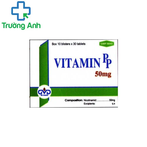 Vitamin PP 50mg MD pharco - Bổ sung vitamin PP cho cơ thể hiệu quả