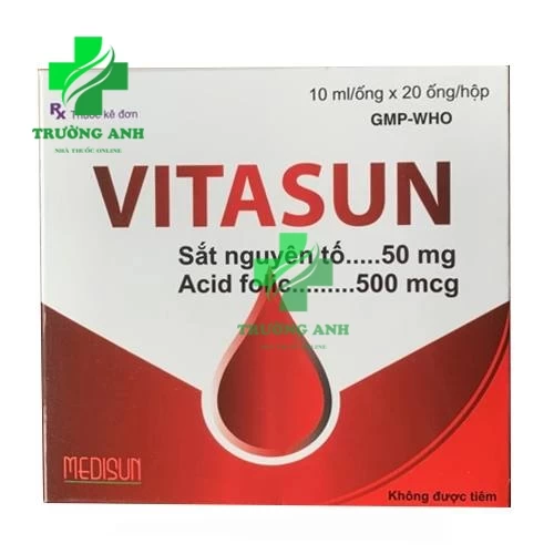 Vitasun - Phòng và điều trị thiếu máu hiệu quả của Medisun