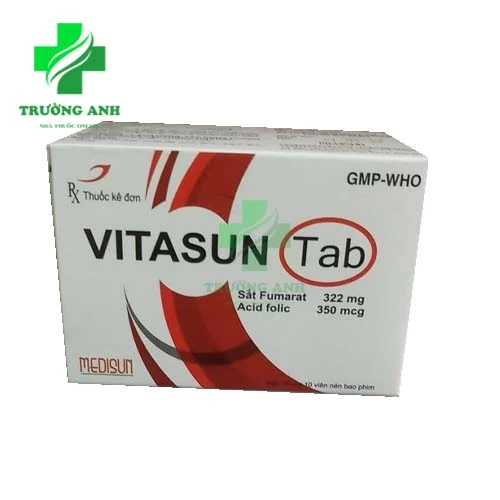 Vitasun Tab MeDiSun - Thuốc điều trị thiếu máu do thiếu sắt