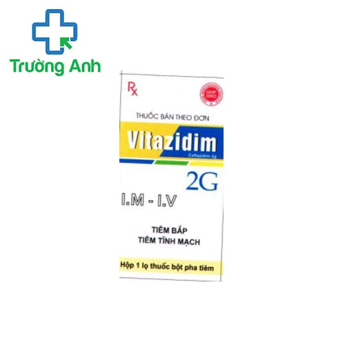 Vitazidim 2g - Thuốc điều trị nhiễm khuẩn hiệu quả của VCP