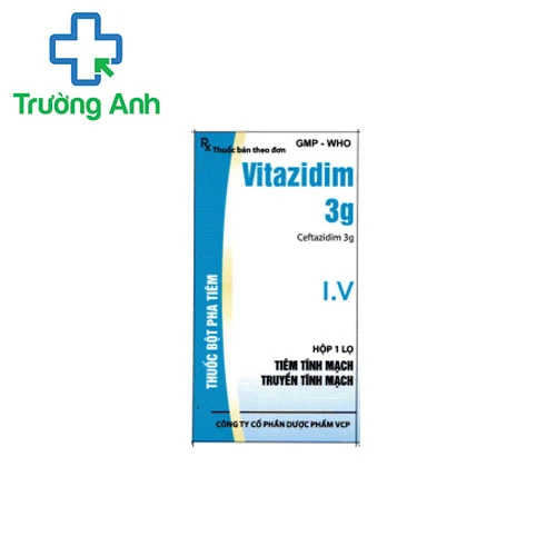 Vitazidim 3g - Thuốc điều trị nhiễm trùng hiệu quả của VCP