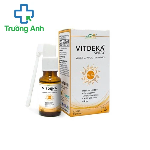 VITDEKA Spray - Bổ sung itamin K2 giúp hấp thu canxi hiệu quả