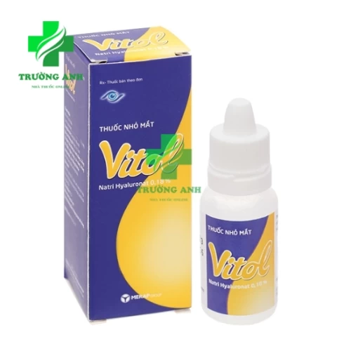 VITOL - Điều trị tình trạng khô mắt hiệu quả của Merap