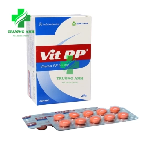 VitPP 500mg Agimexpharm - Thuốc điều trị bệnh pellagra