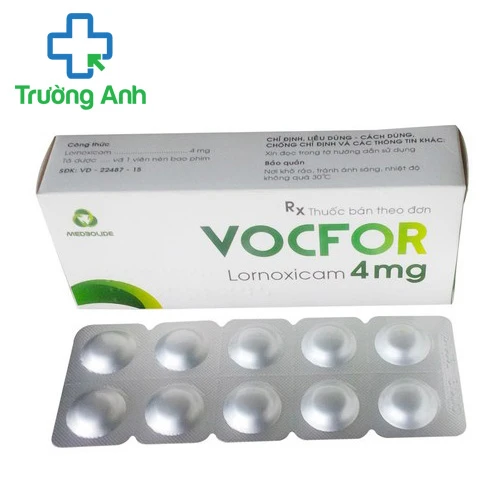 Vocfor 4mg - Thuốc điều trị cơn đau cấp liên quan đến thần kinh tọa