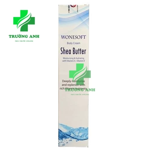 Wonesoft Body Cream Shea Butter 125ml - GIúp cân bằng, duy trì độ ẩm trên da