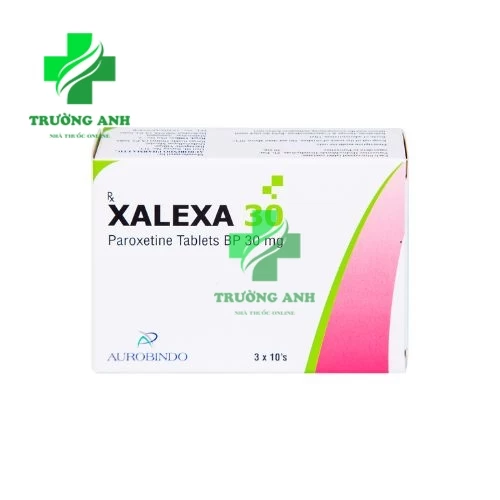 Xalexa 30 Aurobindon - Thuốc hỗ trợ điều trị trầm cảm, hoảng loạn, rối loạn hiệu quả