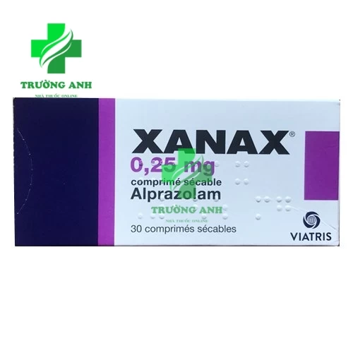 Xanax 0.25 mg - Thuốc dùng điều trị hội chứng trầm cảm hiệu quả