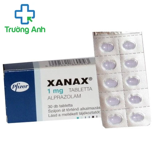 Xanax 1mg - Thuốc dùng điều trị các thể lo âu kèm trầm cảm