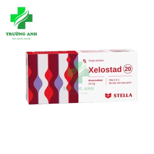 Xelostad 20 Stellapharm - Thuốc phòng đột quỵ và thuyên tắc mạch