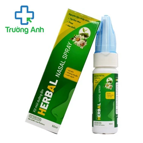 Xịt mũi dưỡng ẩm Herbal Nasal Spray - Giúp dưỡng ẩm sâu và phục hồi niêm mạc mũi