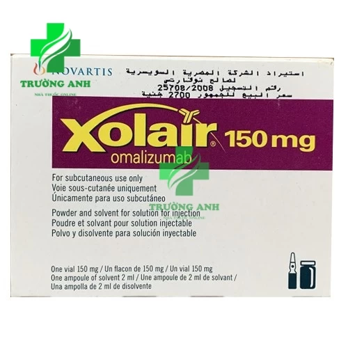 Xolair 150mg - Điều trị bệnh hen phế quản hiệu quả của Áo