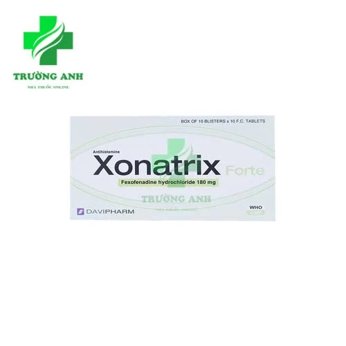 Xonatrix forte Davipharm - Thuốc điều trị viêm mũi dị ứng