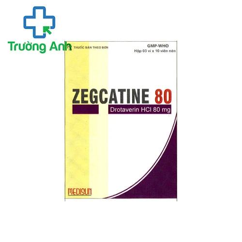 Zegcatine 80 - Điều trị chứng co thắt hiệu quả của Medisun