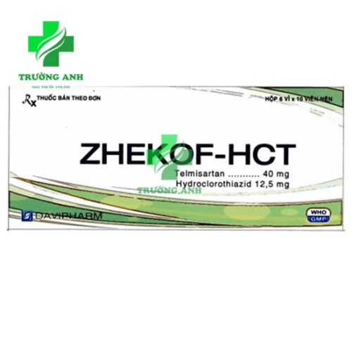 Zhekof-HCT - Thuốc điều trị tăng huyết áp vô căn hiệu quả