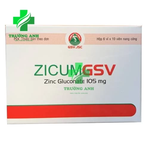 ZicumGSV - Giúp bổ sung kẽm cho cơ thể hiệu quả