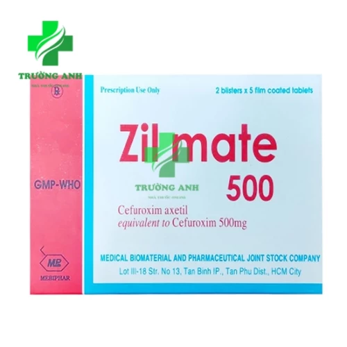 Zil mate 500mg - Thuốc điều trị khuẩn đường tiết niệu hiệu quả