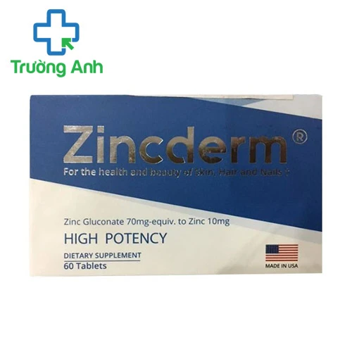 Zincderm - Giúp bổ sung kẽm cho cơ thể hiệu quả