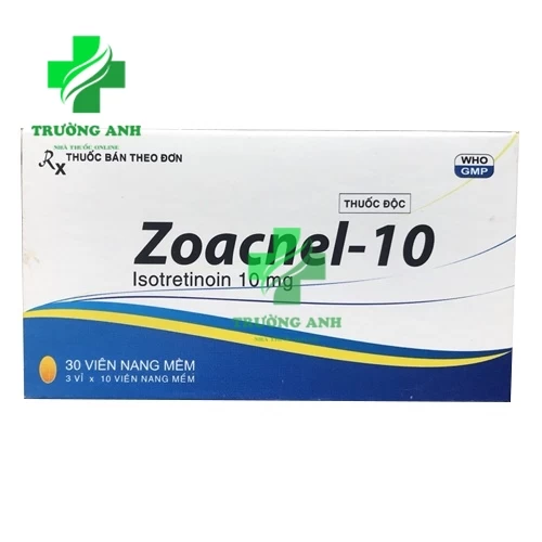 Zoacnel-10 - Thuốc trị mụn trứng cá hiệu quả của Davipharm