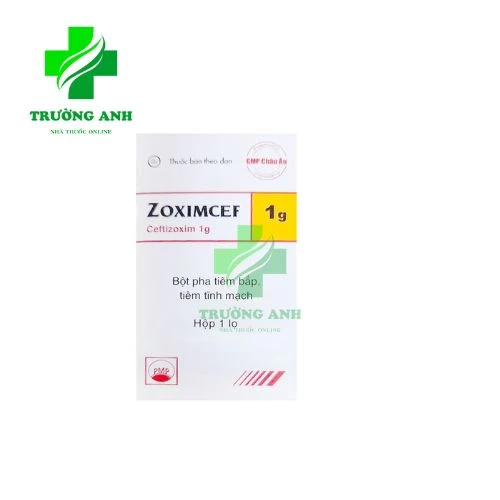 Zocimcef 1g Pymepharco - Thuốc điều trị nhiễm khuẩn xương