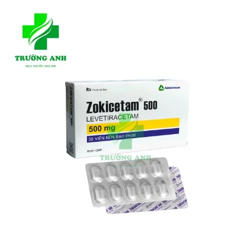 Zokicetam 500 Agimexpharm - Thuốc điều trị động kinh cục bộ