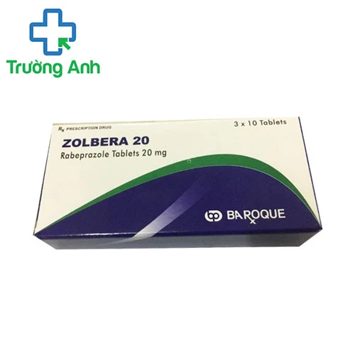 ZOLBERA 20 - Thuốc điều trị trào ngược dạ dày - thực quản