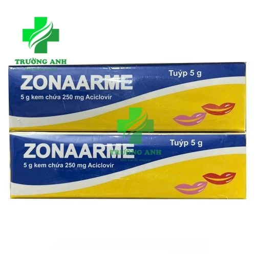 Kem Zonaarme - Thuốc điều trị nhiễm virus Herpes simplex typ 1 và 2 ở da hiệu quả