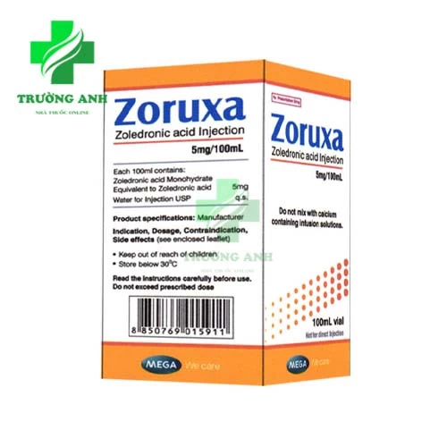 Zoruxa 5mg/100ml Gland - Thuốc điều trị bệnh Paget xương