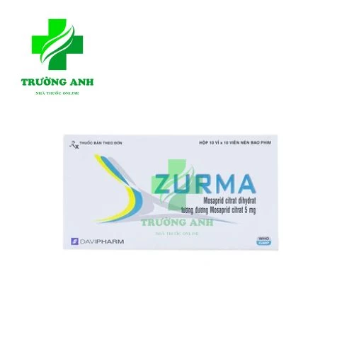 Zurma 5mg DaviPharm - Thuốc điều trị trào ngược dạ dày