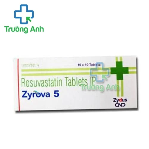 Zyrova 5 Cadila -  Thuốc điều trị tăng cholesterol máu hiệu quả