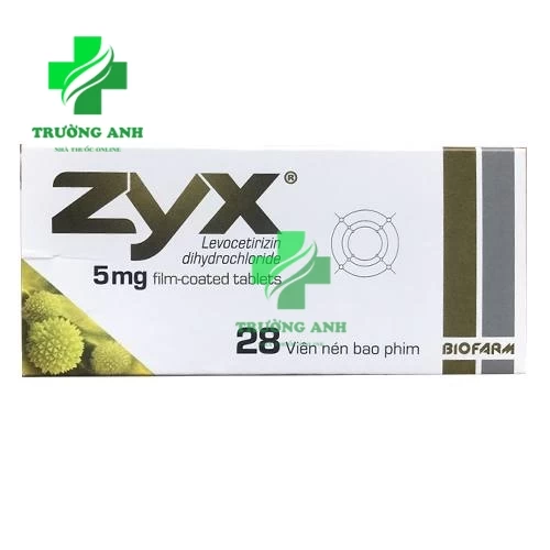 Zyx, film-coated tablets - Thuốc điều trị viêm mũi dị ứng hiệu quả