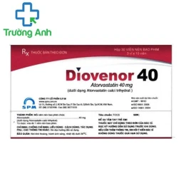 Diovenor 40 SPM - Thuốc hỗ trợ điều trị tăng cholesterol máu hiệu quả