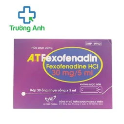 A.T Fexofenadin 30mg/5ml (ống 5ml) An Thiên - Thuốc điều trị viêm mũi dị ứng