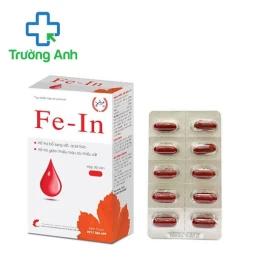 Fe-In Cameli Dolexphar - giúp bổ sung sắt,  acid folic hiệu quả