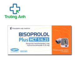 Bisoprolol Plus HCT 5/6.25 - Thuốc điều trị tăng huyết áp hiệu quả