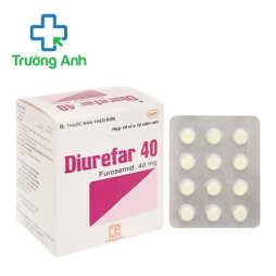 Diurefar 40mg Pharmedic - Thuốc kháng sinh điều trị phù hiệu quả