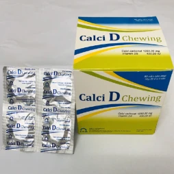 Calci D chewing 500mg - Hỗ trợ bổ sung calci hiệu quả của SPM