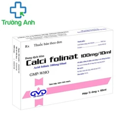Calci folinat 100mg/10ml - Thuốc giải độc hiệu quả của MD Pharco