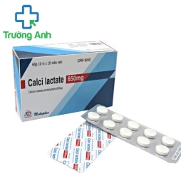 Calci lactate 650mg - Hỗ trợ bổ sung calcium của Mekophar 