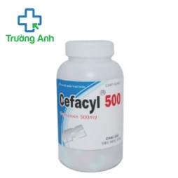 Cefacyl 500 (chai 200 viên) VPC - Thuốc kháng sinh điều trị nhiễm khuẩn