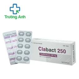 Clabact 250 DHG - Thuốc hỗ trợ điều trị viêm phế quản hiệu quản