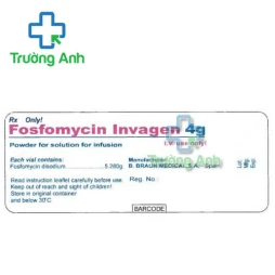Fosfomycin Invagen 4g - Thuốc kháng sinh điều trị nhiễm khuẩn của Tây Ban Nha