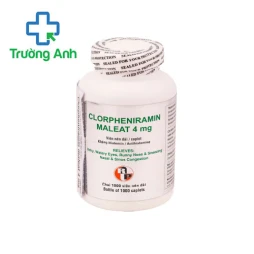 Clopheniramin 4mg - Thuốc điều trị dị ứng ngoài da hiệu quả