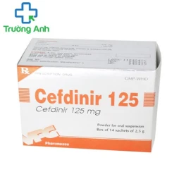 Cefdinir 125 VPC - Thuốc kháng sinh điều trị nhiễm khuẩn hiệu quả