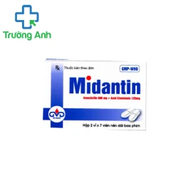 Midantin 500/125 MD Pharco - Thuốc kháng sinh điều trị nhiễm khuẩn hiệu quả