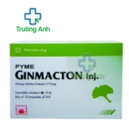 PymeGinmacton inj 17,5mg/5ml Pymepharco - Thuốc điều trị rối loạn tuần hoàn não