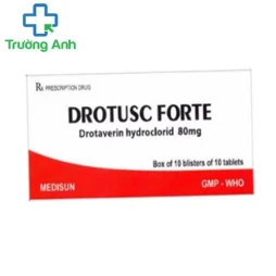 Drotusc Forte 80mg - Thuốc điều trị co thắt dạ dày của Medisun